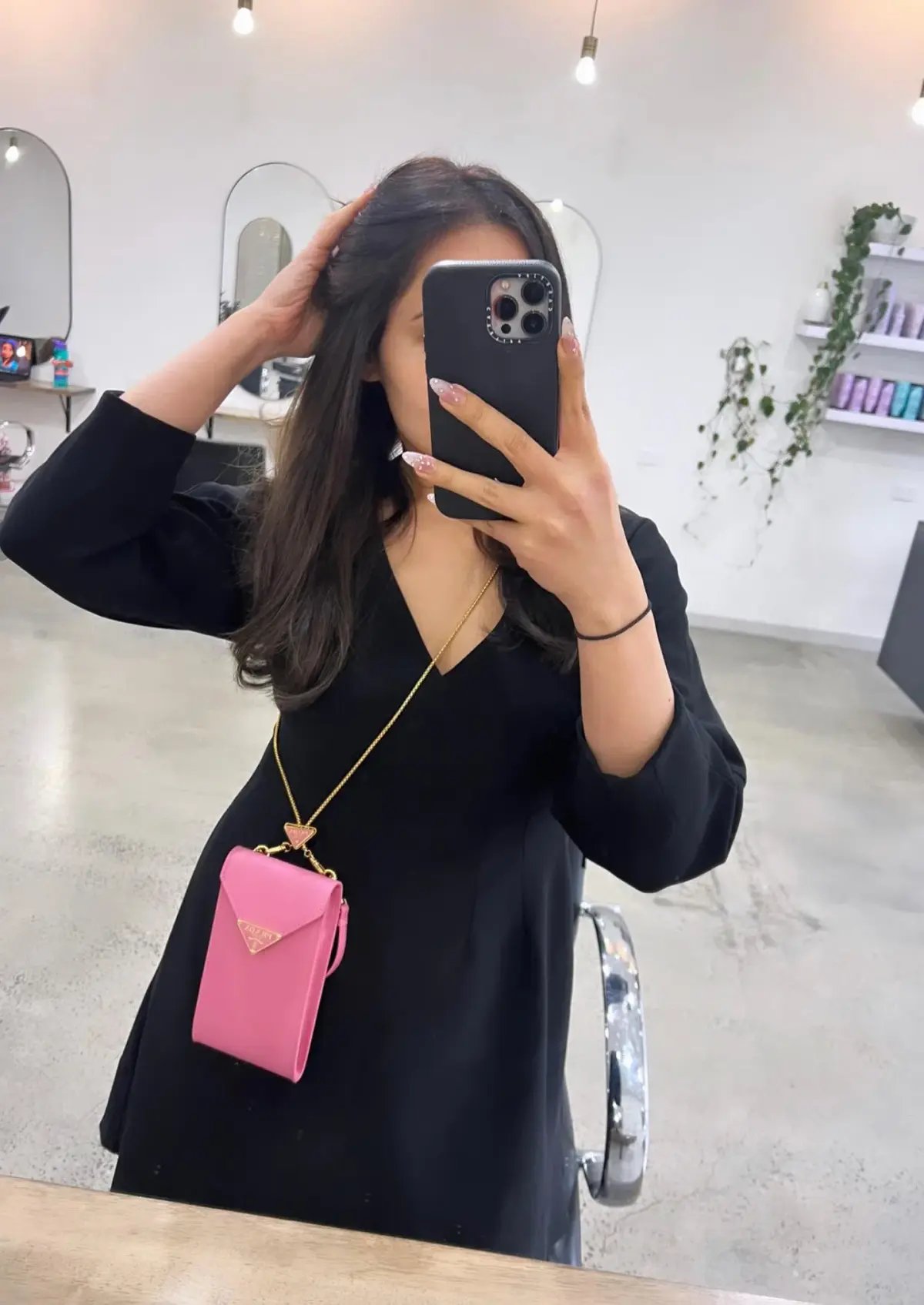 2023 Prada Saffiano Leather Mini Bag Petal Pink photo 3