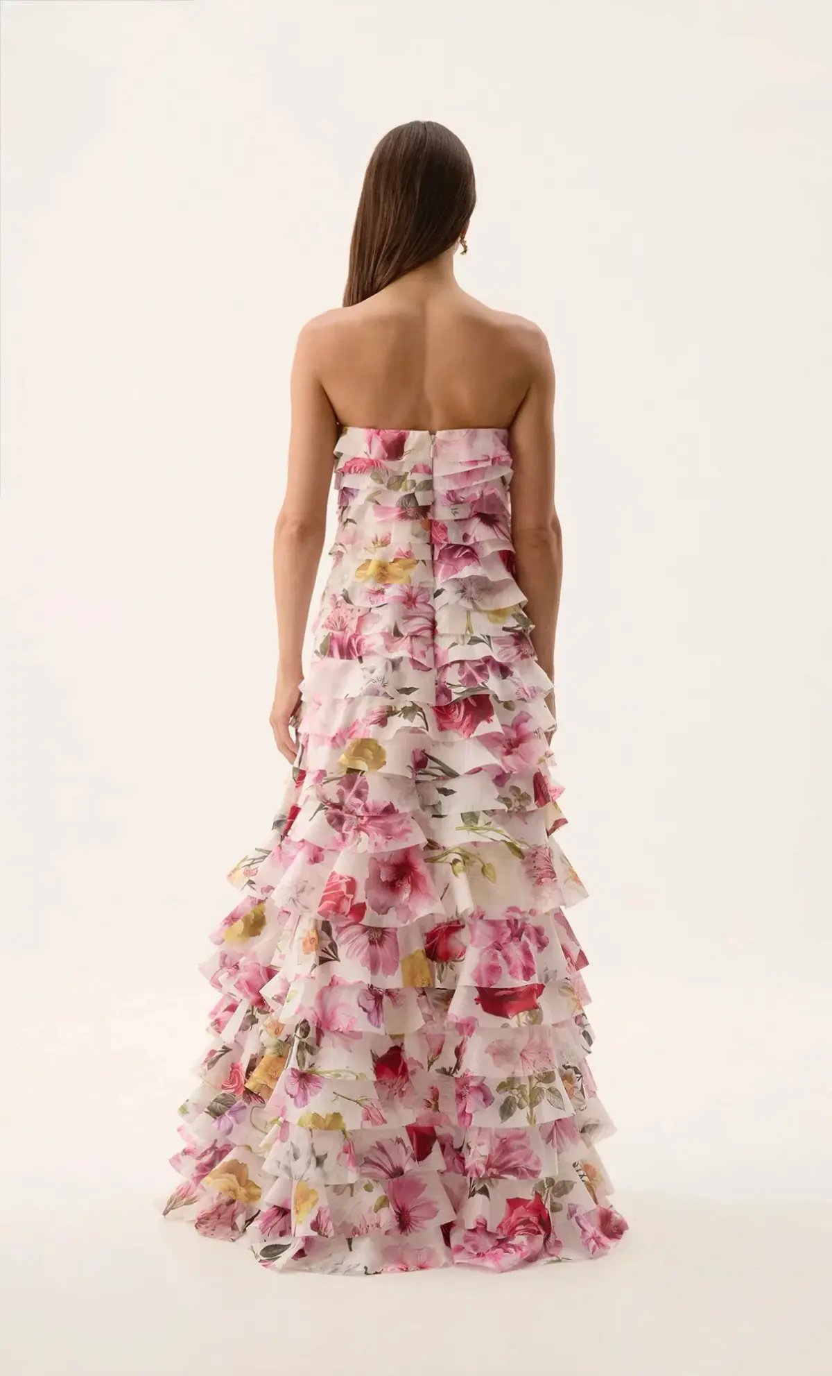 Aje / Fleur Pleated Gown / Collage Floral photo 4