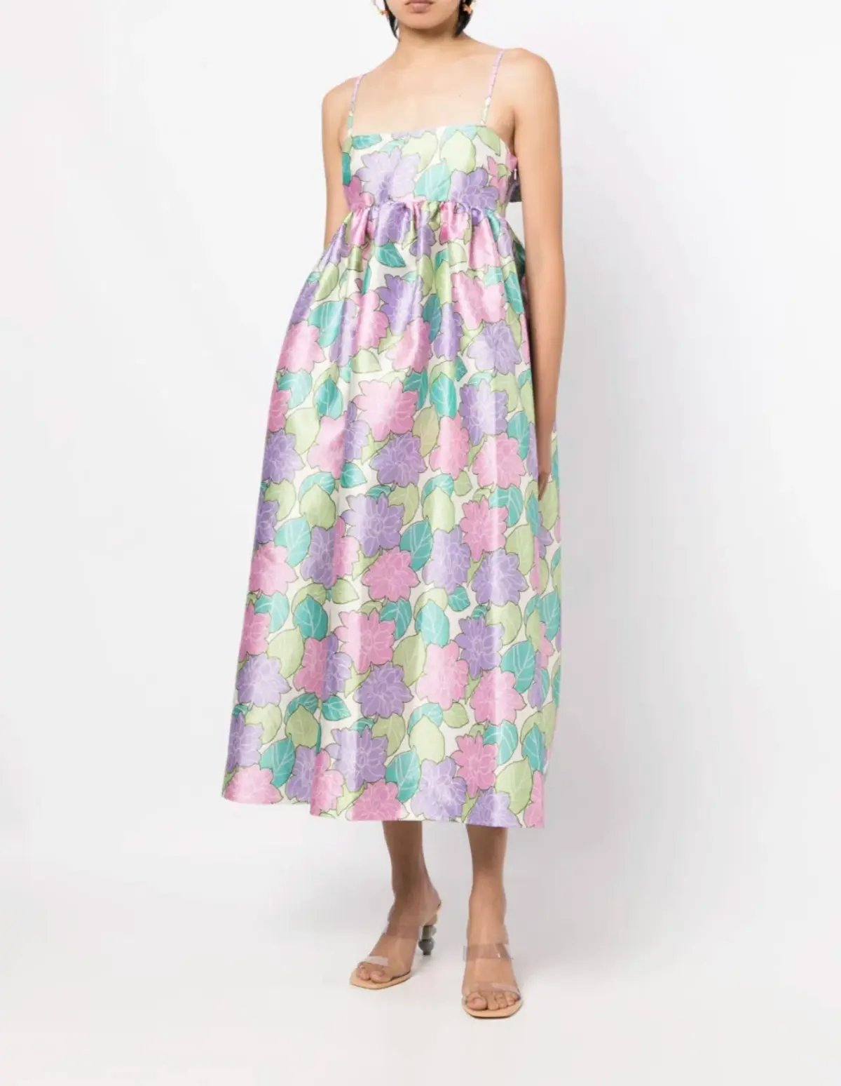 Alémais Luella Midi Dress Floral Size 8 photo 3