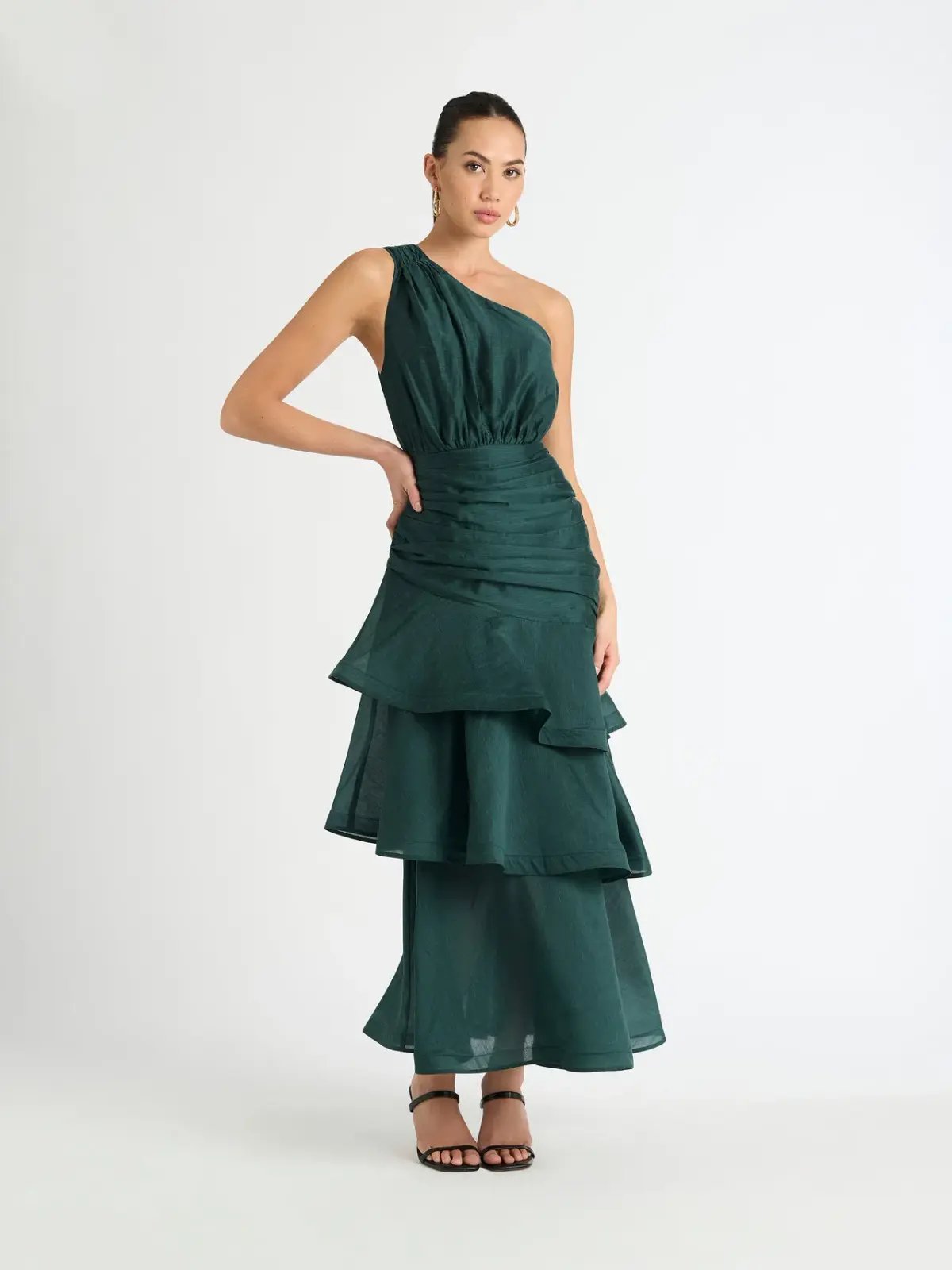 Sheike Casablanca Dress Green Size 14 photo 2