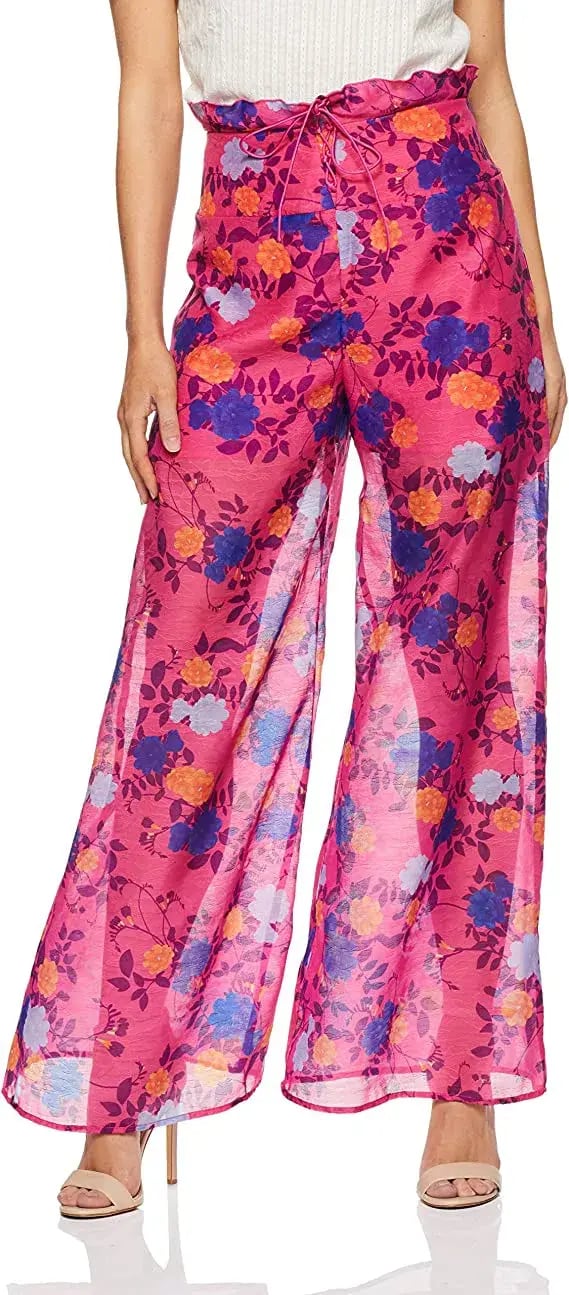 Finders Keepers Visions Floral Wide Leg Pants Print Size XL / AU 12 photo 3