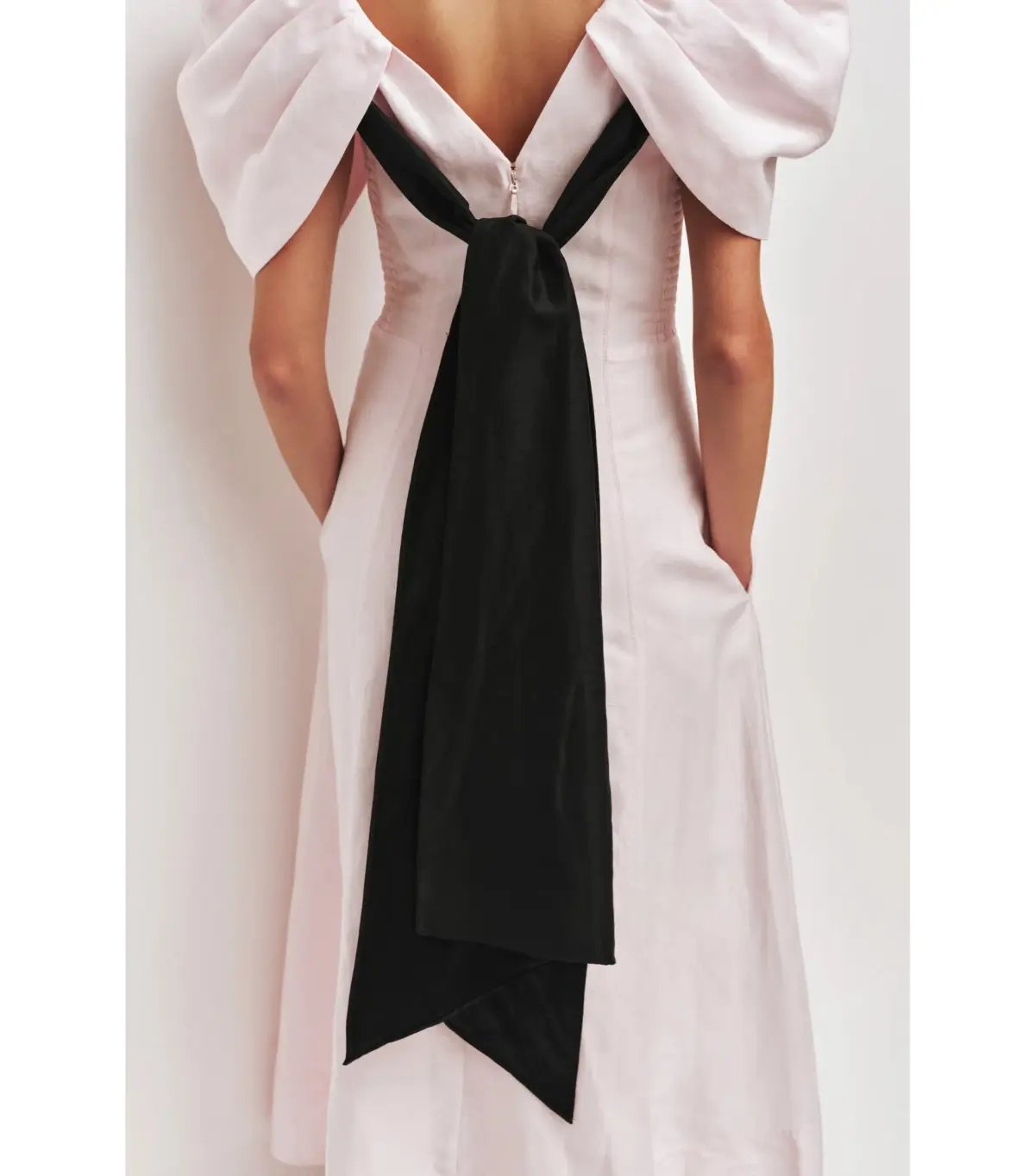 Aje Bisou Midi Dress Pastel pink Size 8 photo 3