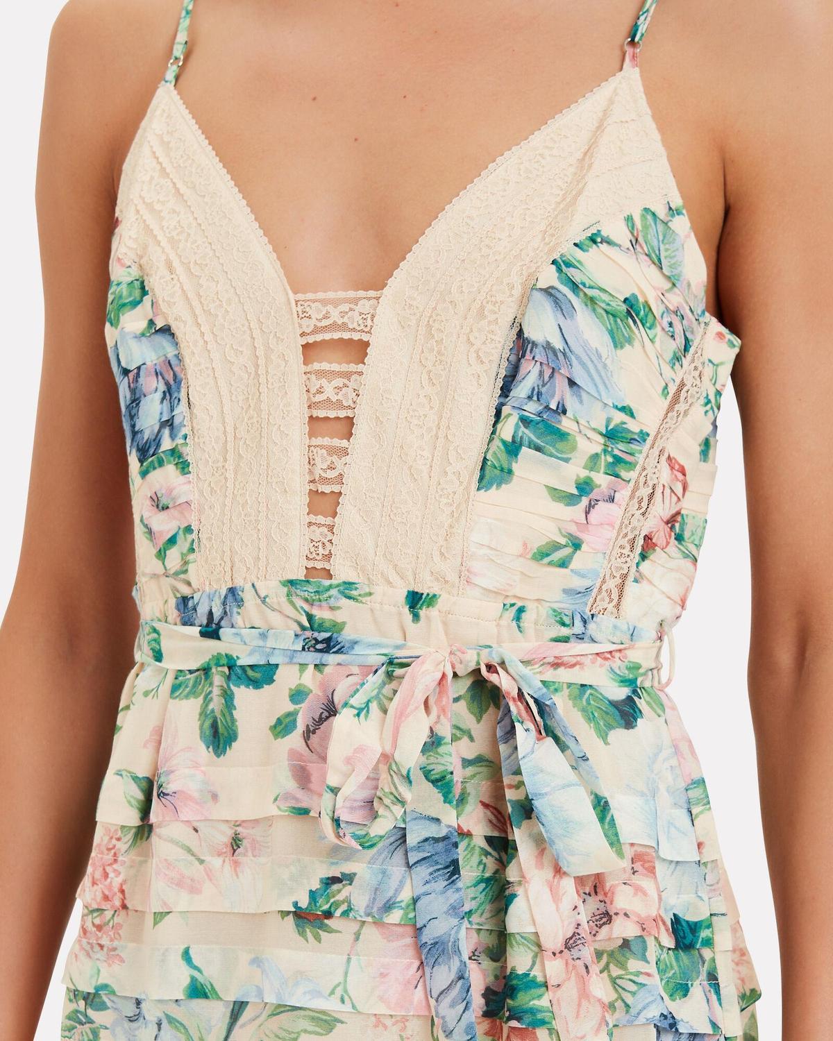 Zimmermann Verity Scallop Short Dress Print Size 2/ AU 12 photo 5