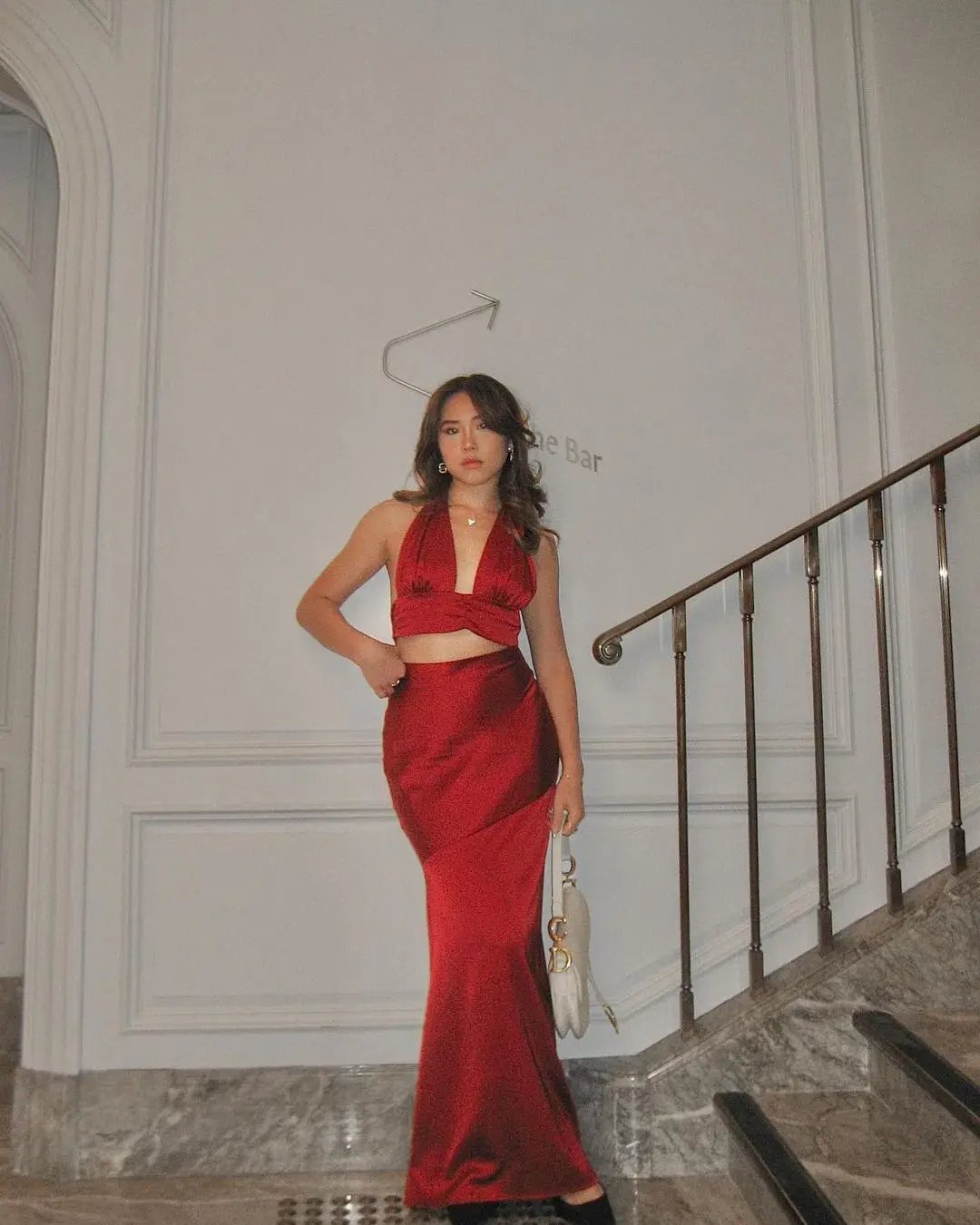 Arcina Ori Rosalina Set Deep Cherry Red Size L/AU 12 photo 3