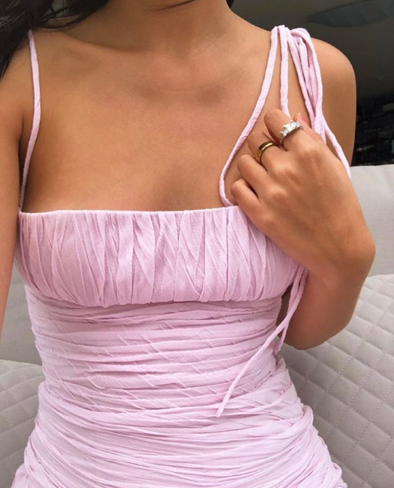 Cha Collective Cha Cha Maxi Dress - Baby Pink photo 4