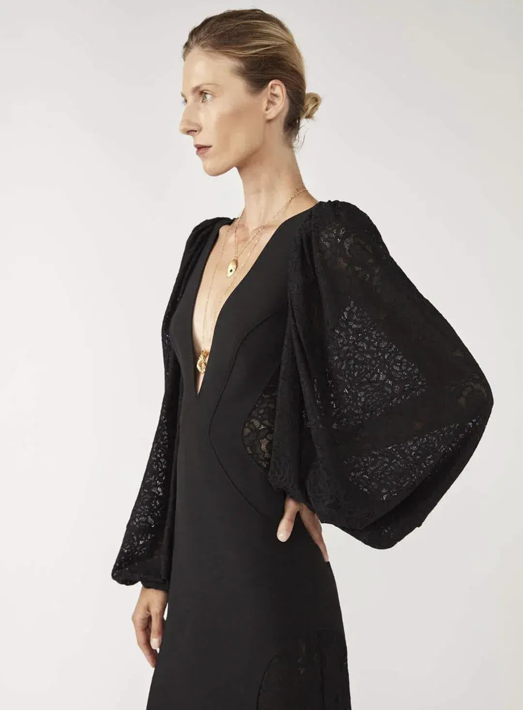 Camilla and Marc Danica Midi Dress Black Size 10 photo 4