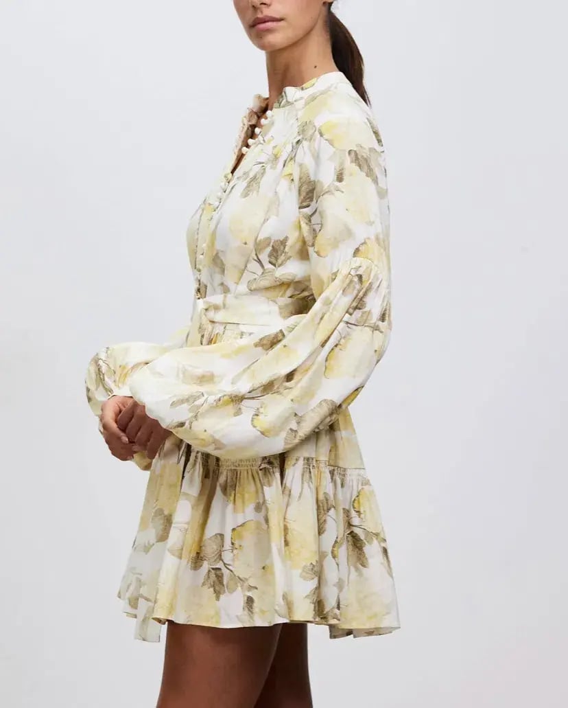 Acler Somerset Dress Hydrangea Floral Size 10 photo 3
