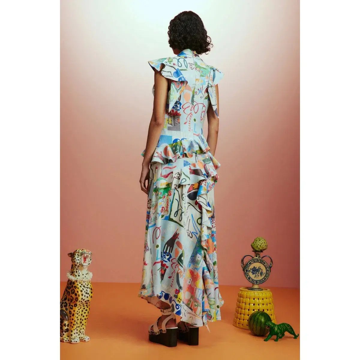 Alemais Aurelia Gown Multi Size 10 photo 3