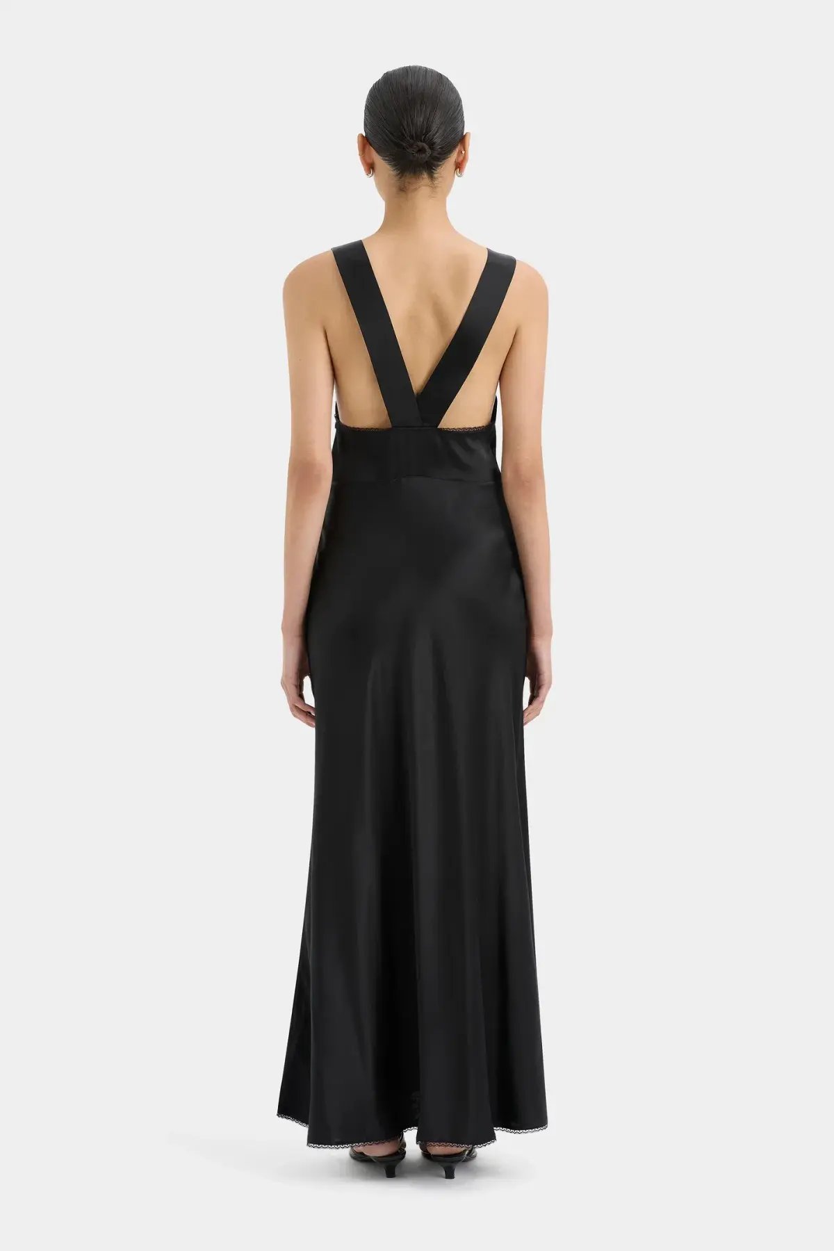 Sir the Label Aries Cut Out Gown Black Size 6 photo 3