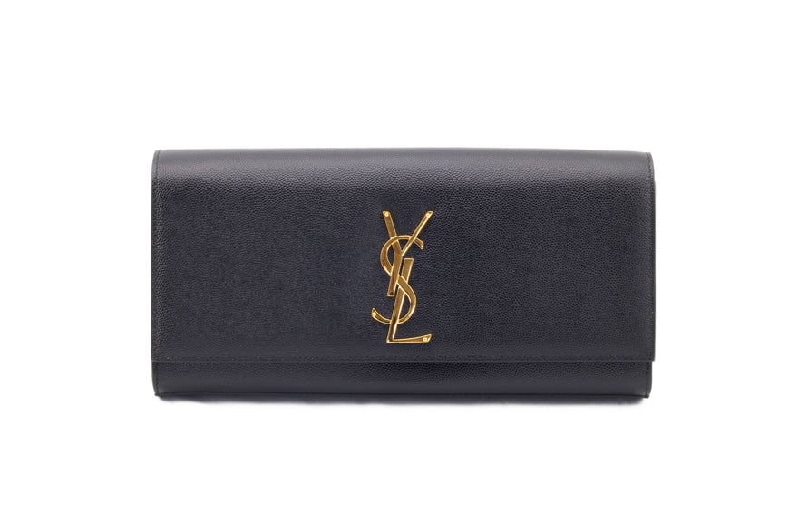 Saint Laurent Classic Kate Leather Clutch photo 3