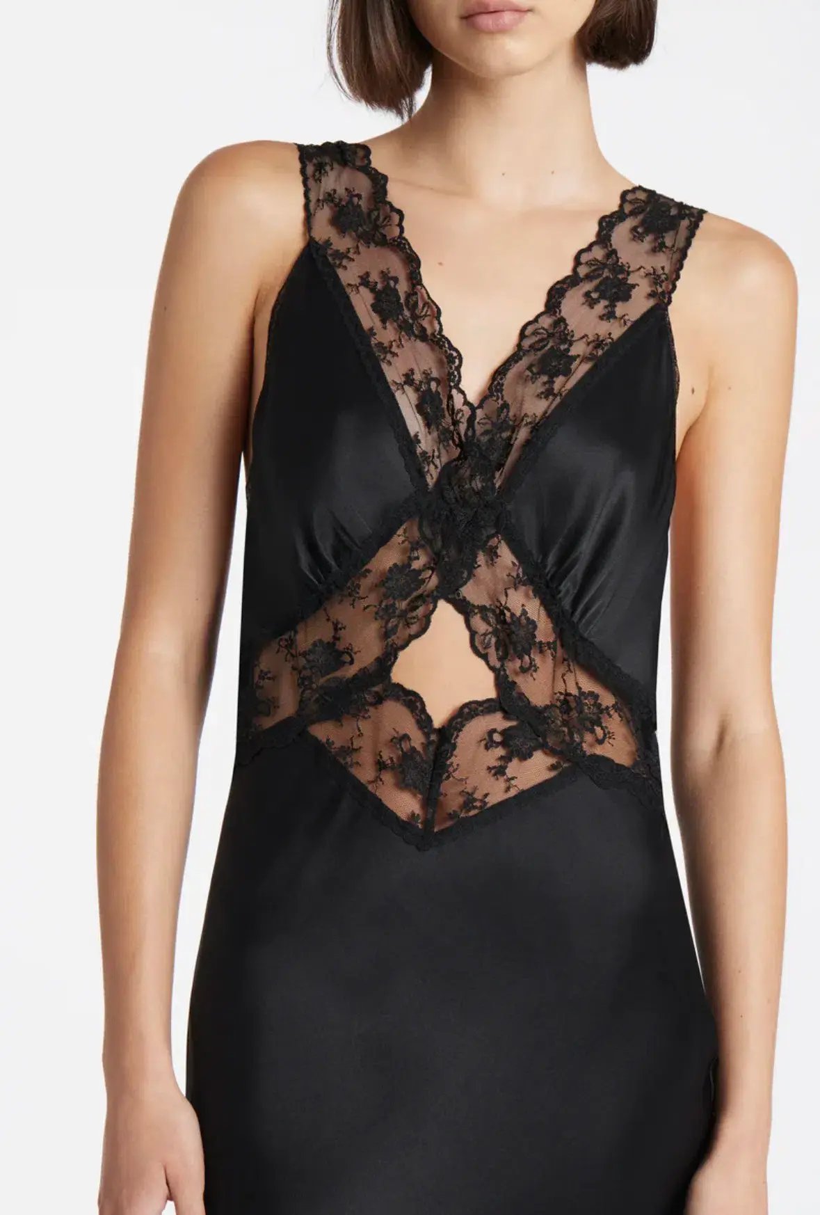Sir The Label Aries Cutout Dress Black Size 1 photo 4