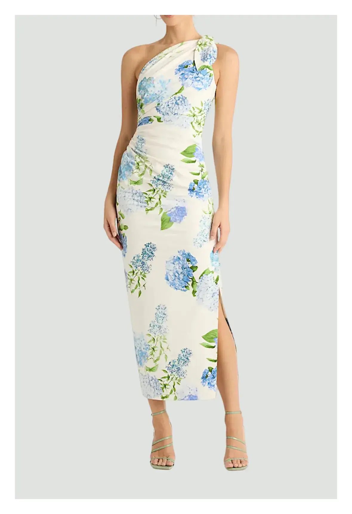Sheike Blue Bell Midi Dress Floral Size 16 photo 2