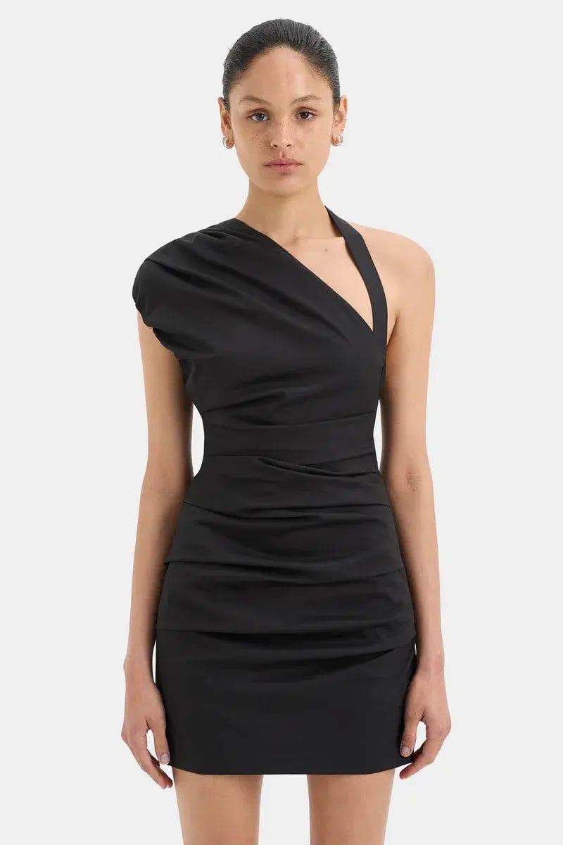 Sir the Label Azul Gathered Mini Dress Black Size 1 / AU 8 photo 2