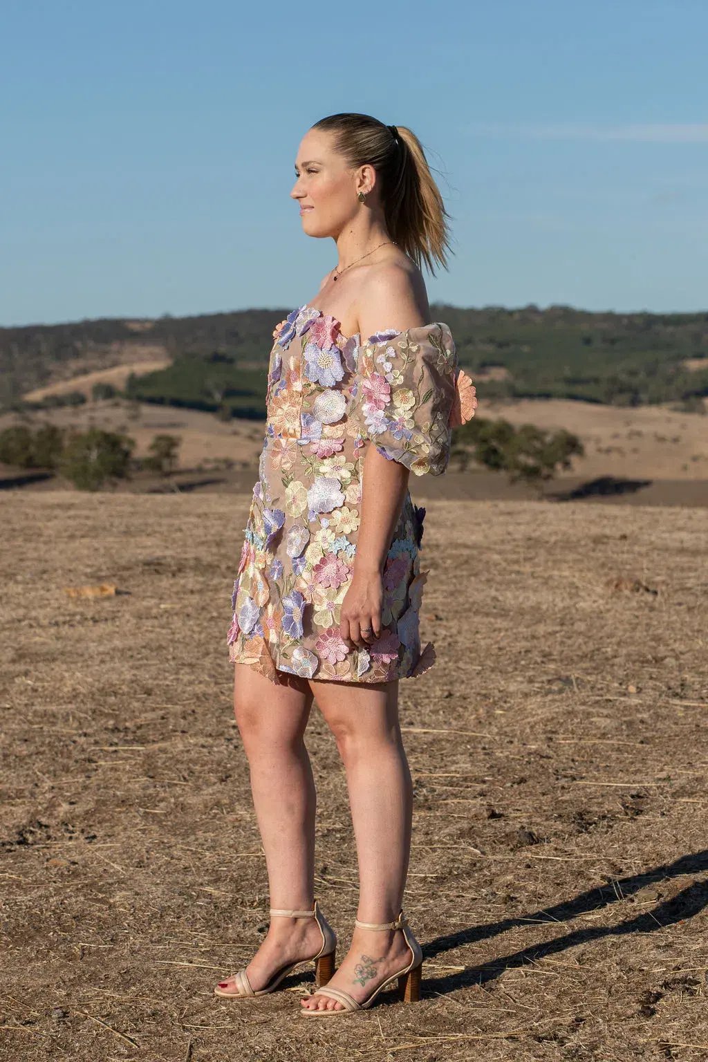 Elliat Perry Embellished Mini Dress in Purple Size L / AU 12 photo 3