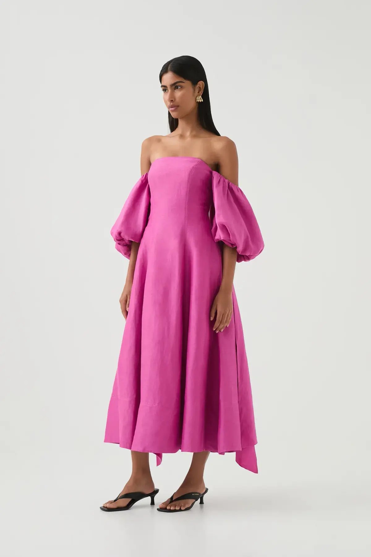 AJE Incarnation Midi Dress Size 10 photo 4