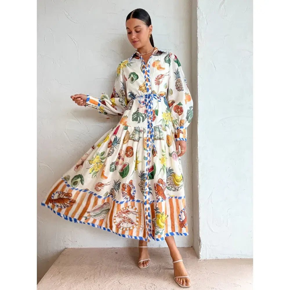 Alemais Theo Shirtdress Multi Size AU 6 photo 5