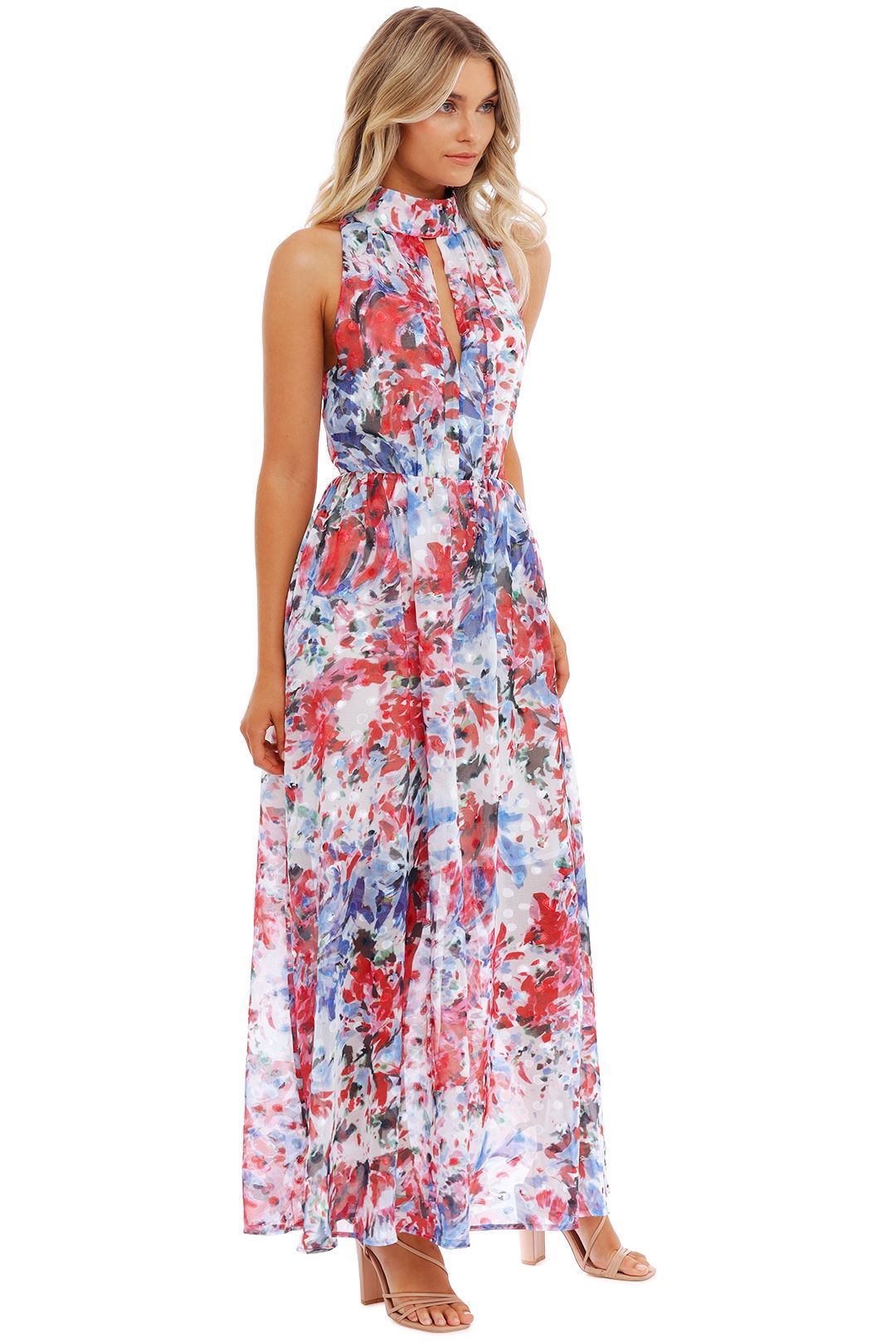 Halter Gown - Spring Flora photo 2