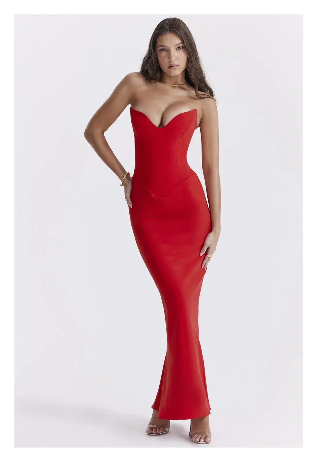 House of CB Tamara Cherry Dress Red Size XS / AU 6 photo 2