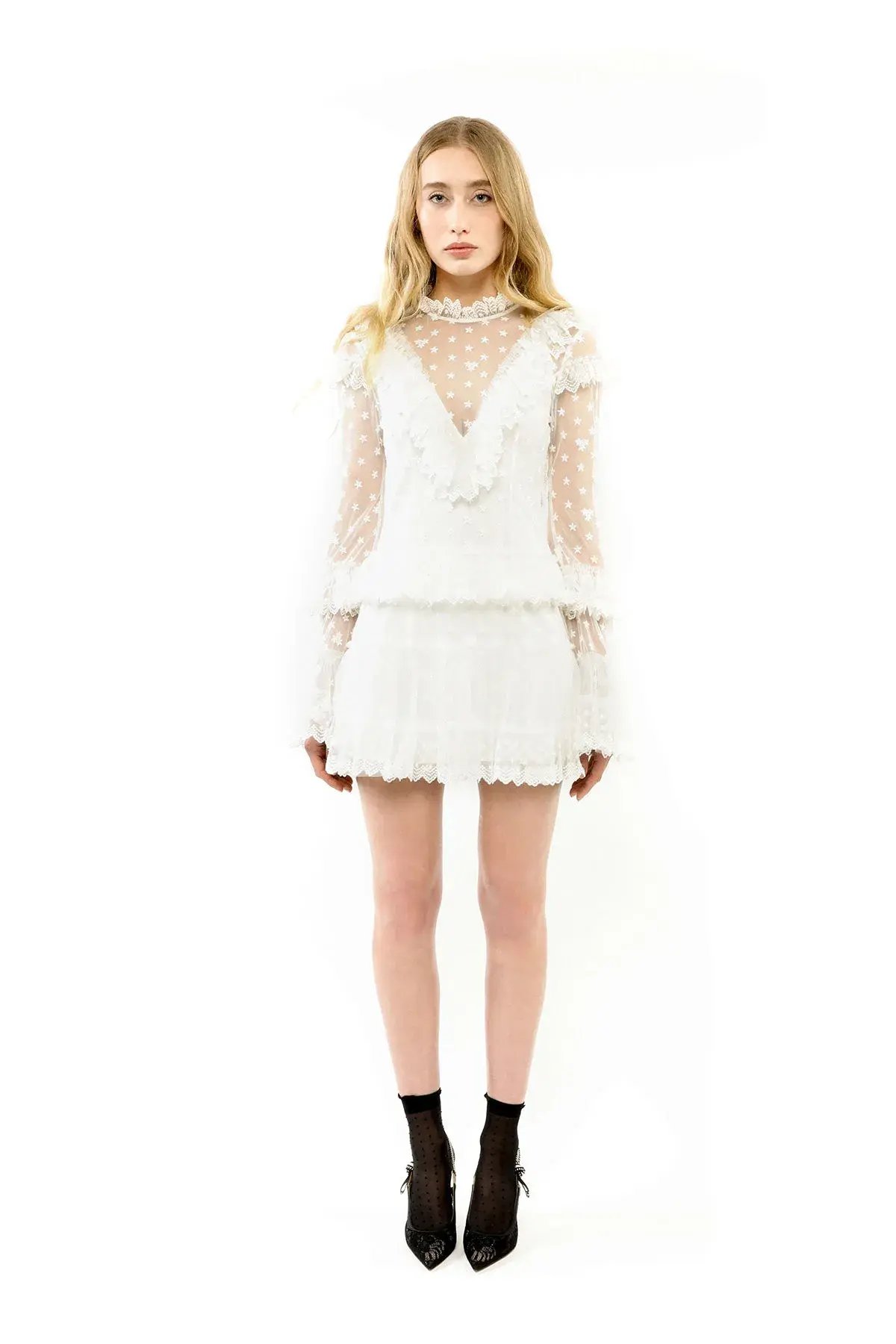 ALICE By Alice McCall Cecilia  Mini Dress in White Size US 10/AU 14 photo 4