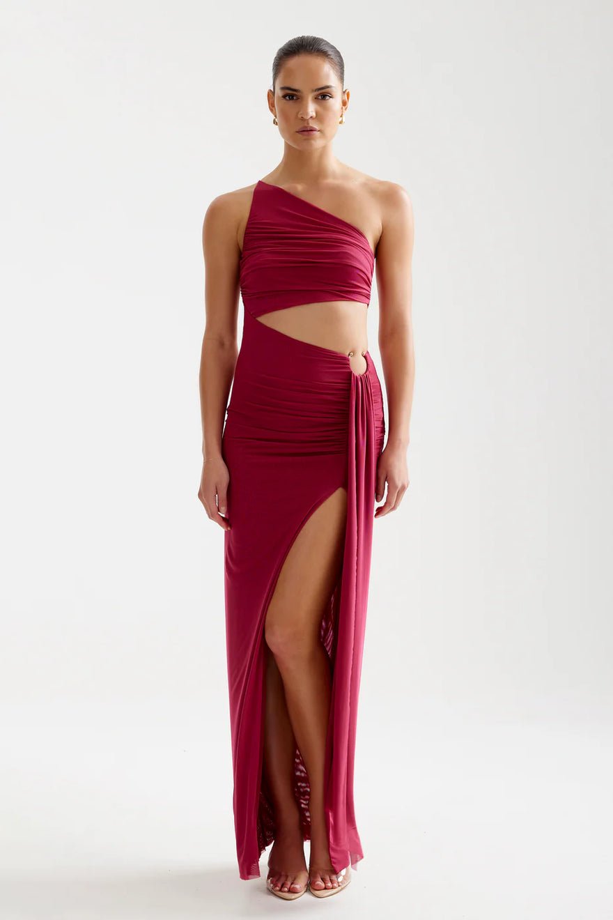 Lexi Asha Dress - Wine photo 4