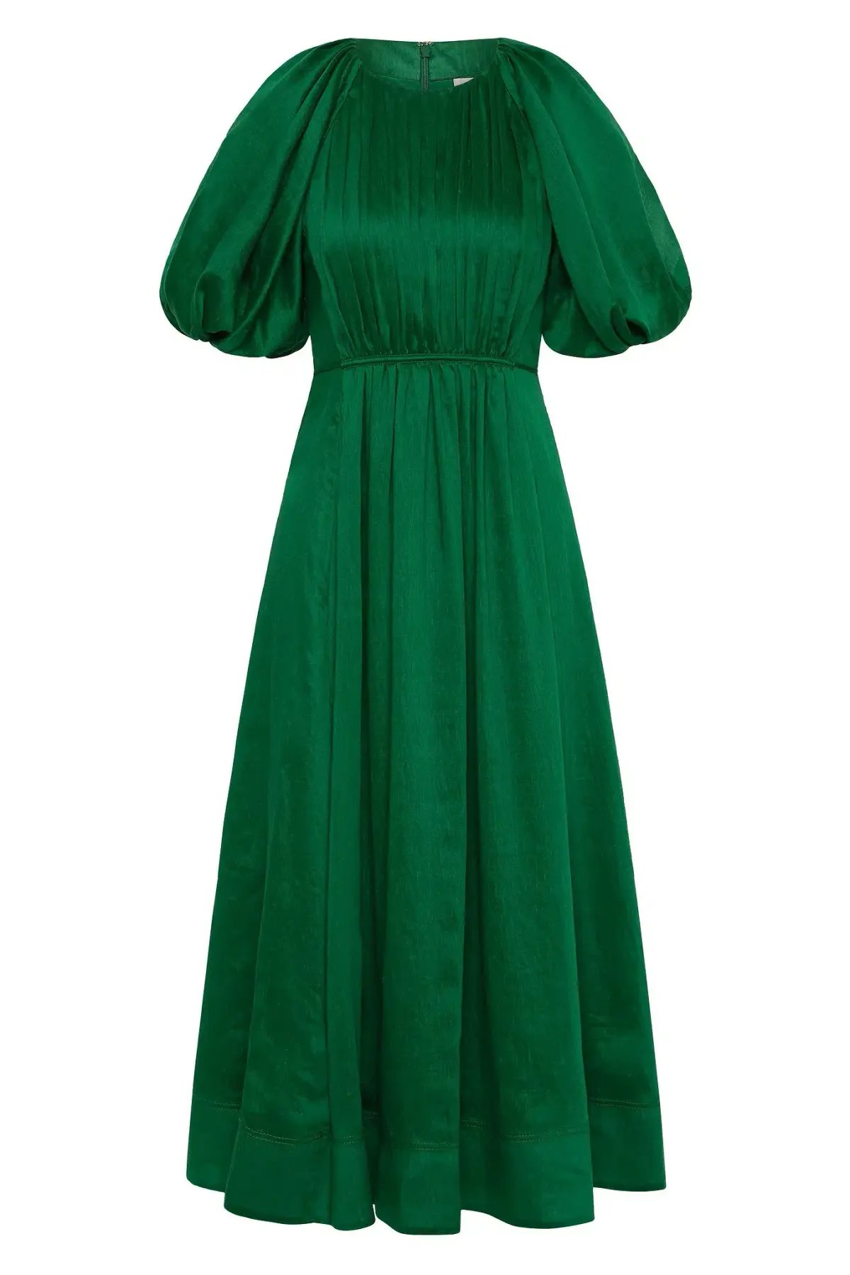 Aje Alma Midi Dress Emerald Sapphire Size 8 photo 4