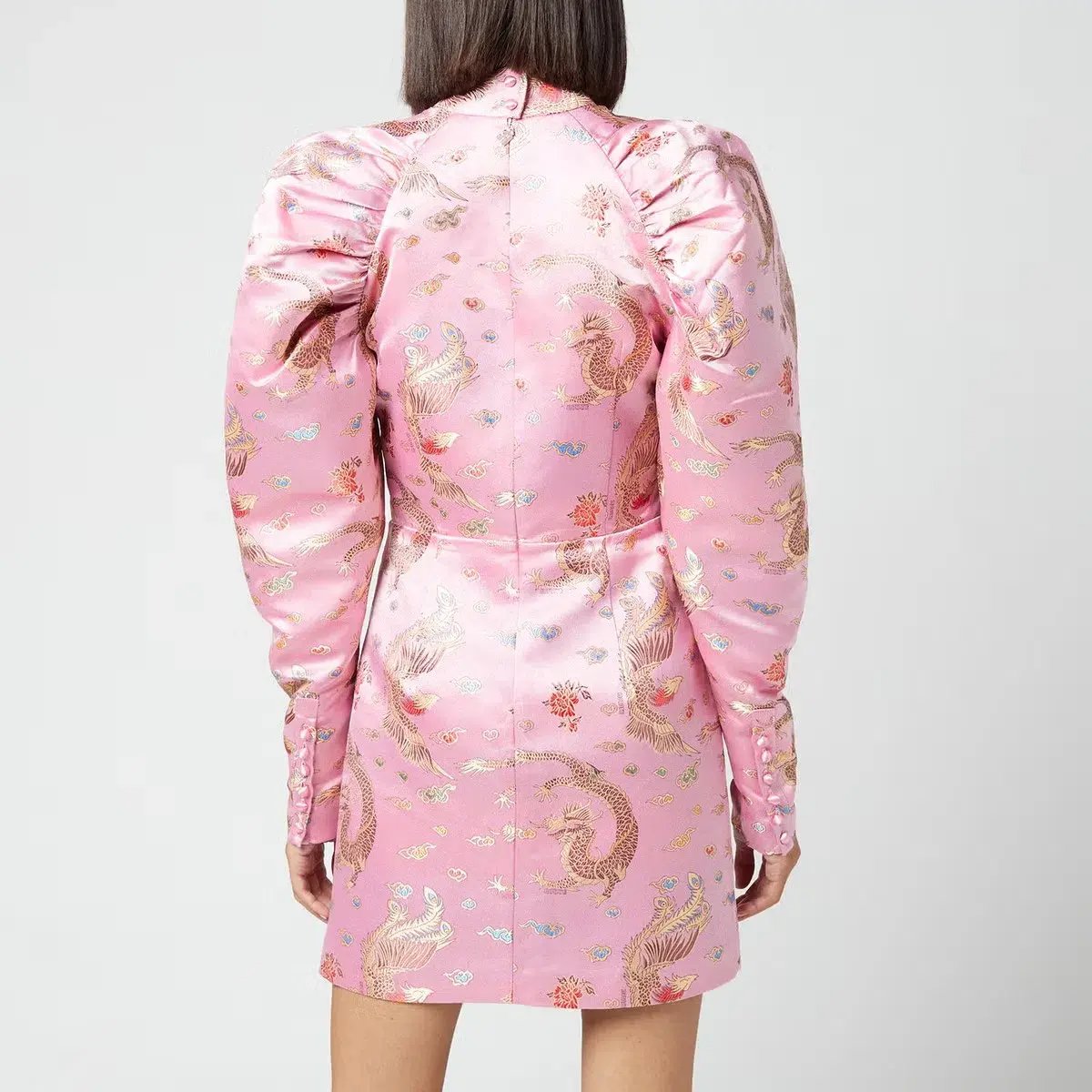 Rotate Birger Christensen Kim Dress Orchid Pink Size 10 photo 3