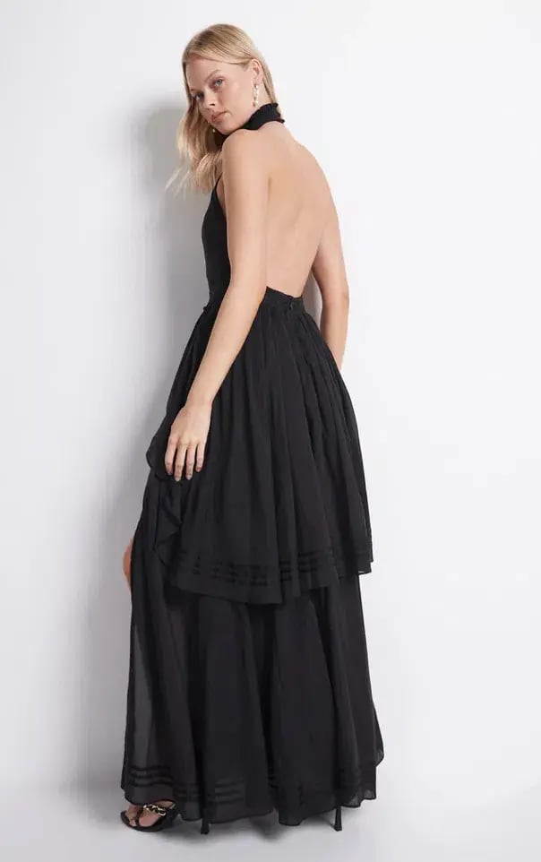 Aje Bungalow Sienna Dress Black Size 12 photo 5