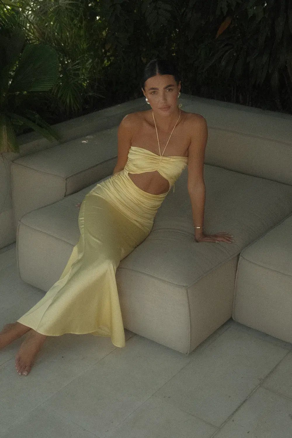 HNTR  Aude Dress Lemon Size S/Au 8 photo 2