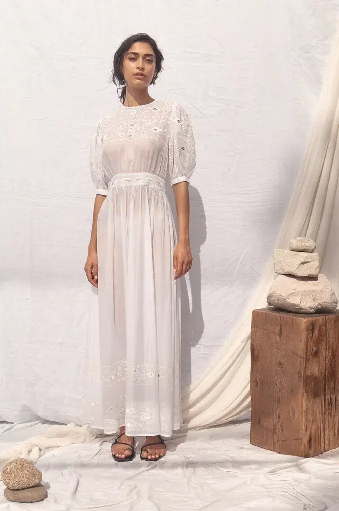 All That Remains Jean Dress White Size 10 photo 2