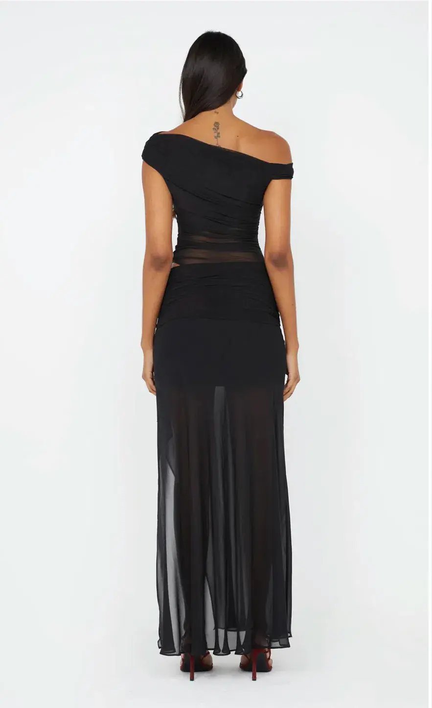 Bec & Bridge Zeila Asym Dress Black Size 16 photo 2