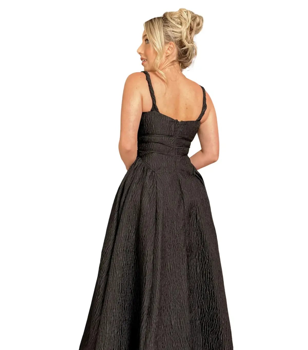Rachel Gilbert Sophy Strap Dress Black Size 3 / AU 12 photo 2
