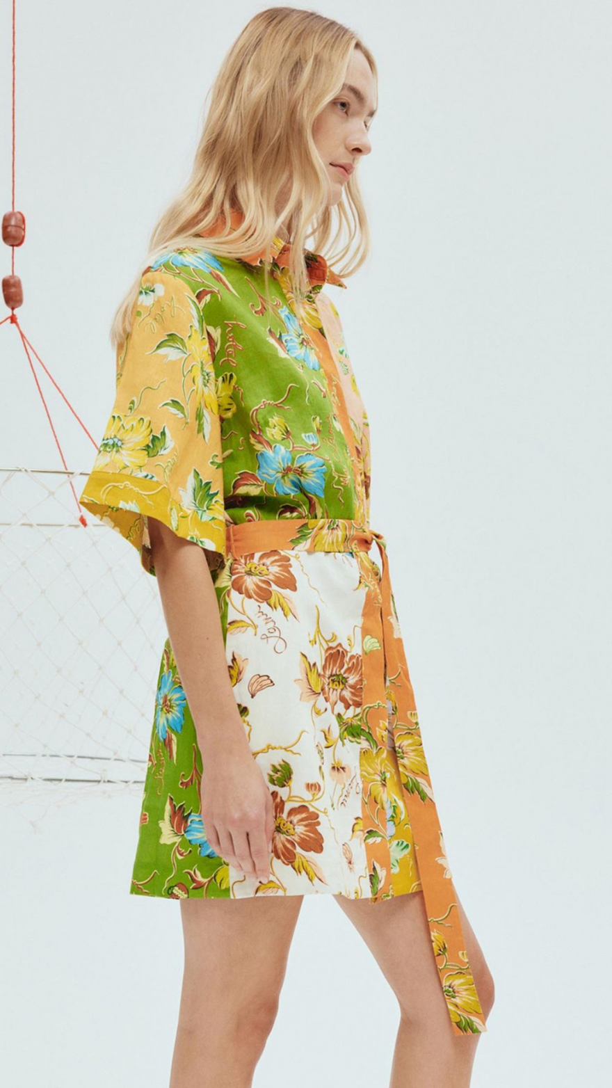 Alemais Alemais - Hotel Lamu Spliced Mini Dress photo 2