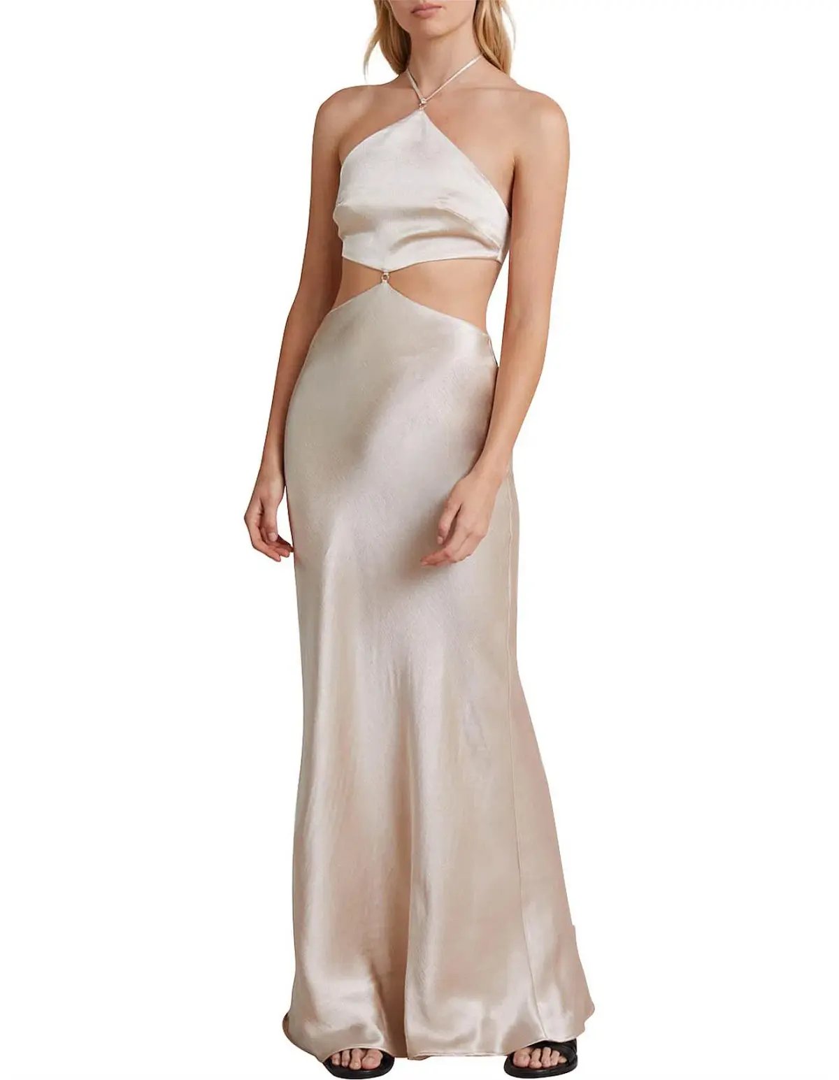 Bec & Bridge Kara Maxi Dress Sand Size 12 photo 2