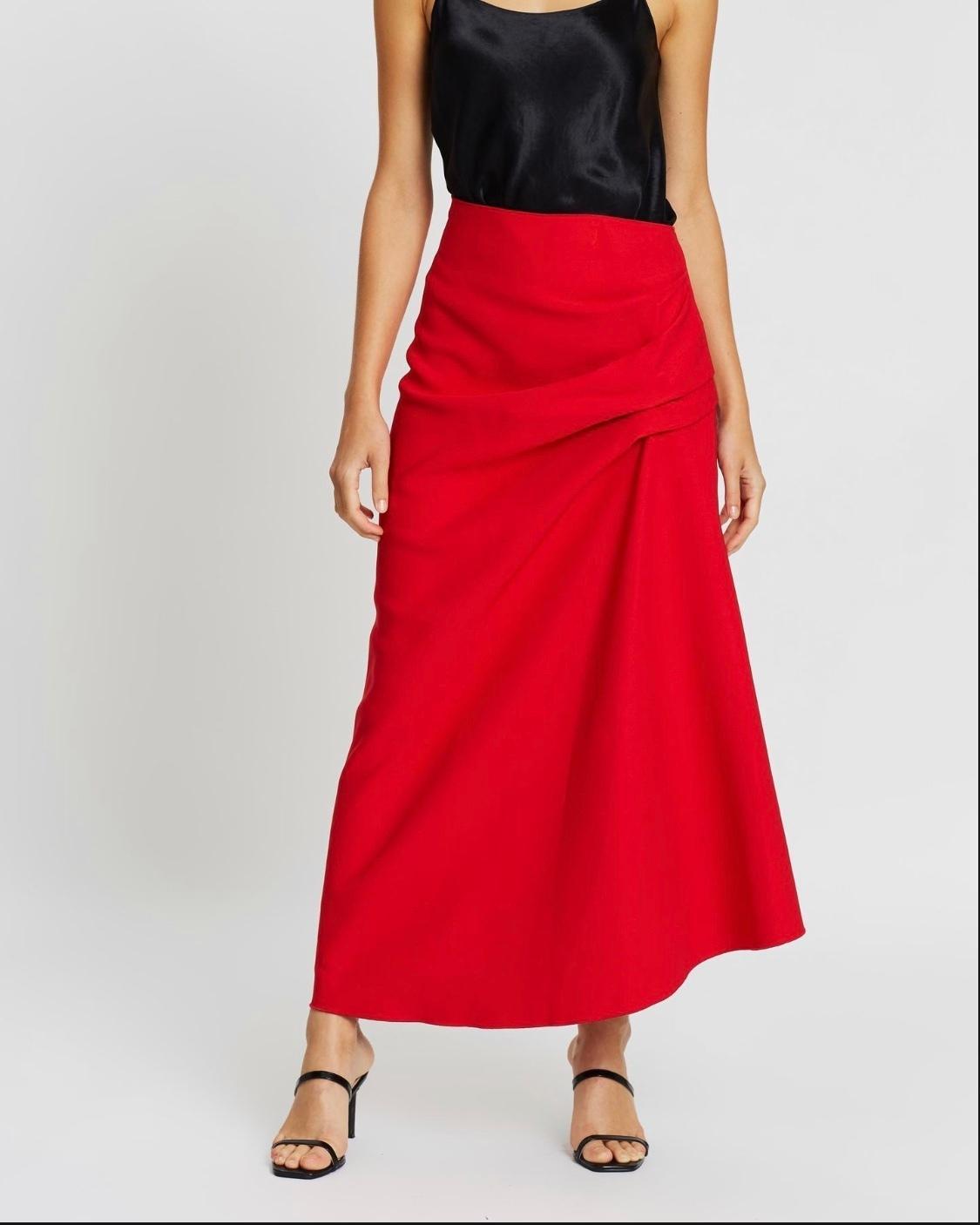 Acler Thistle Skirt Red size 10 photo 2