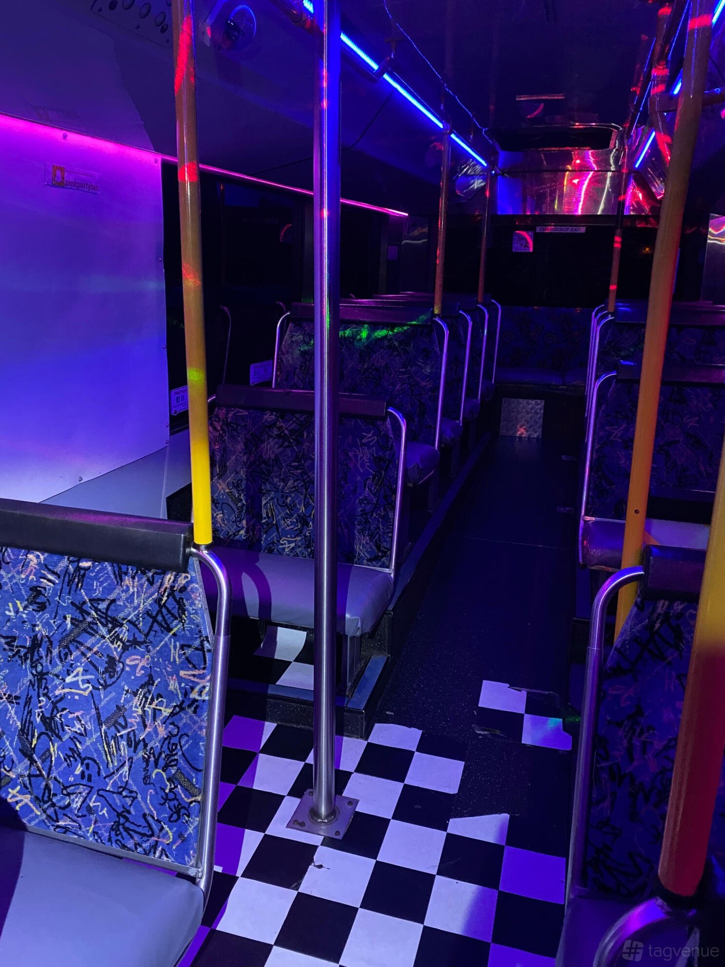 32 Seater Party Bus at Pink Party Bus photo 2