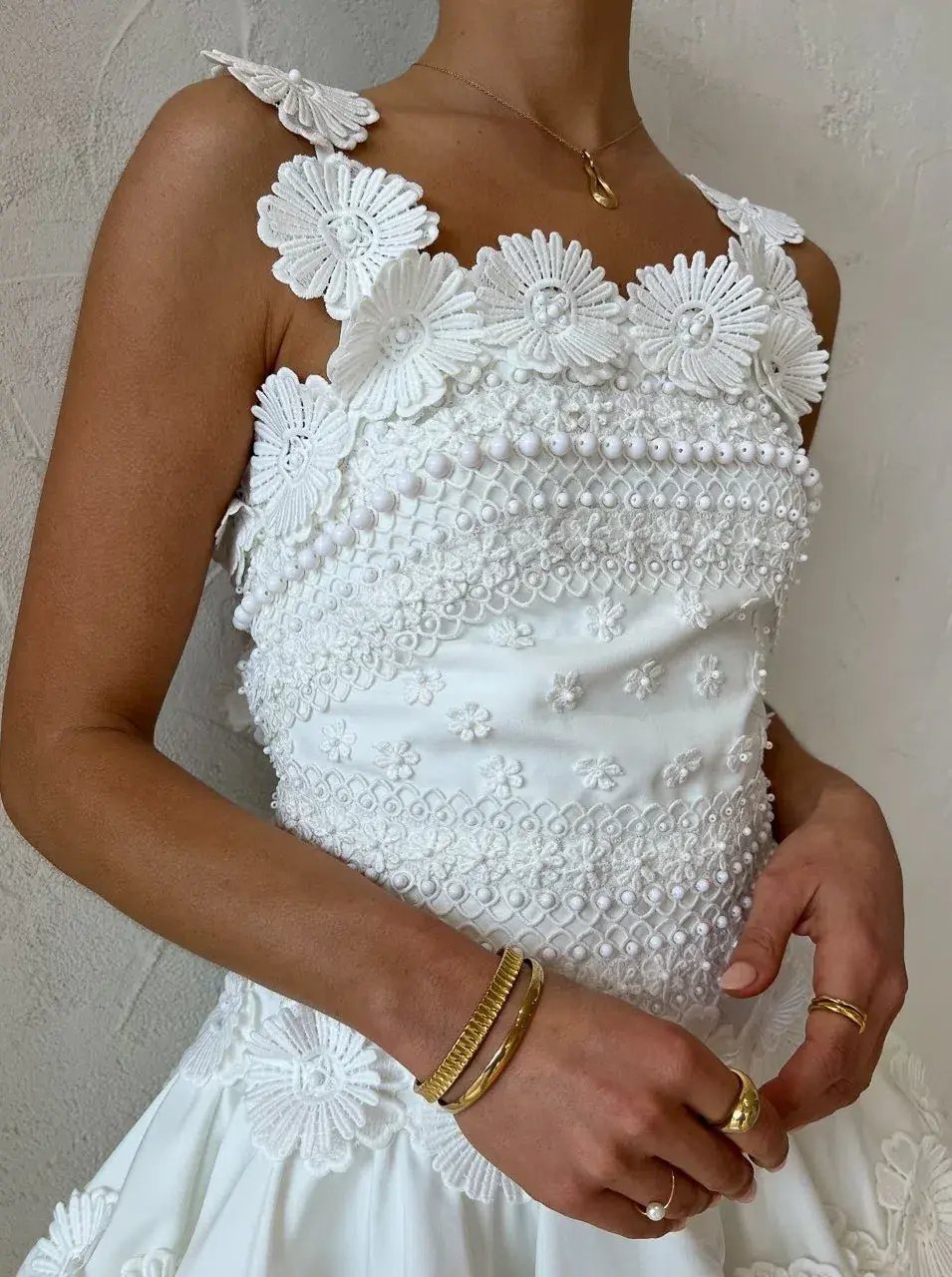 Helen O'Connor Kahlo Dress Ivory Size 8 photo 3