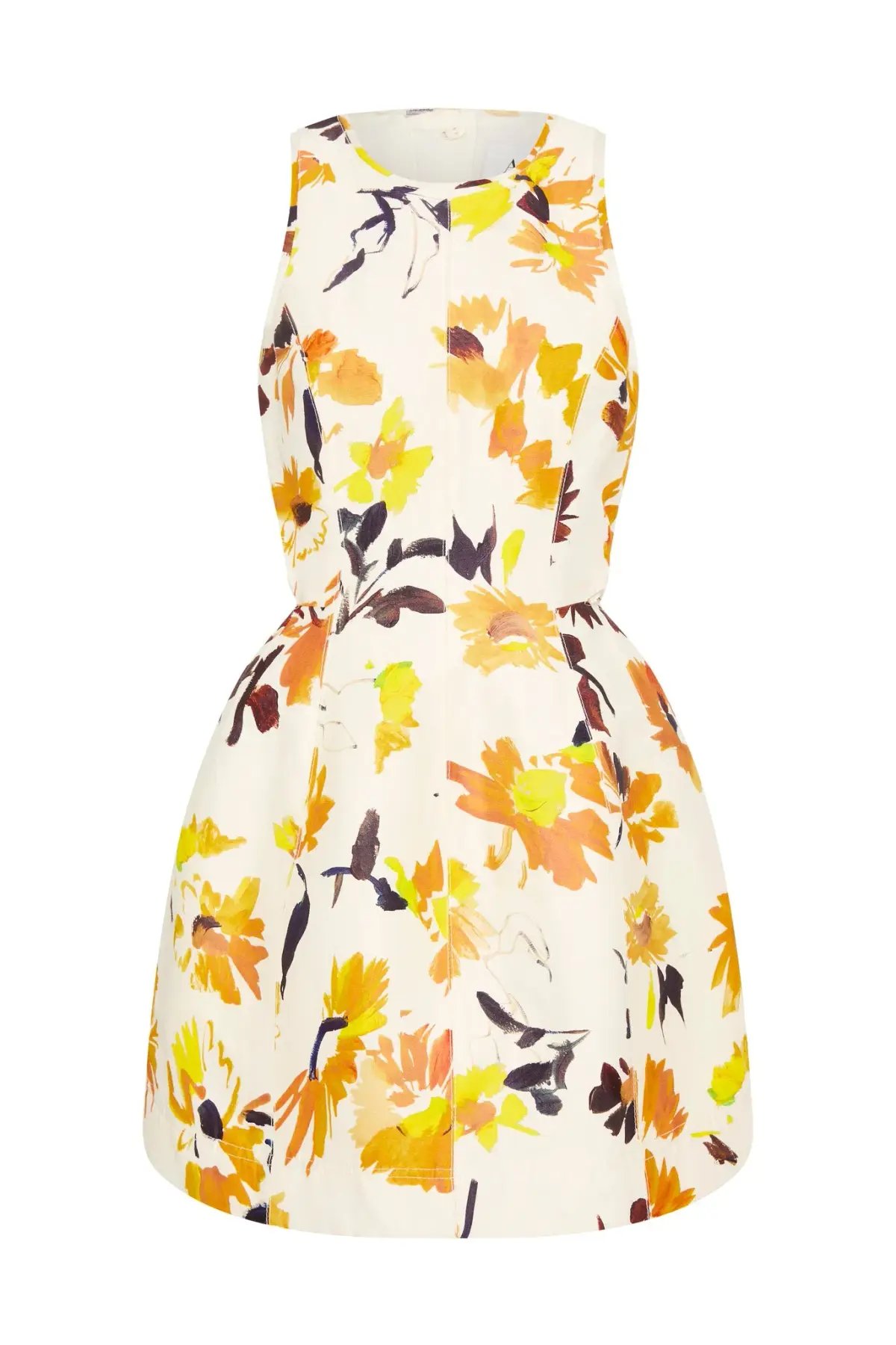 AJE Tulip Cutout Mini Dress Print Size 6 photo 5