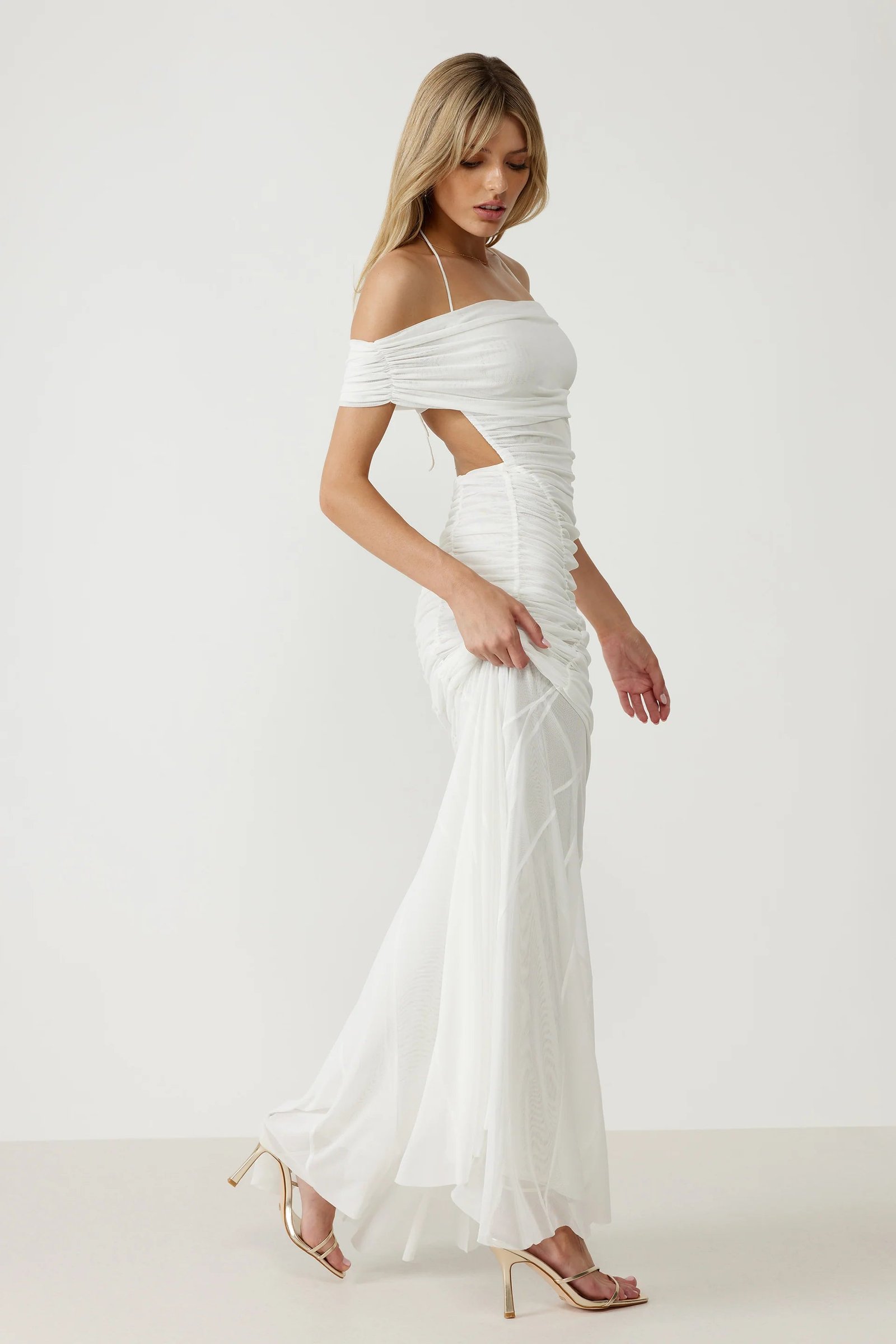LEXI LIVIA DRESS - WHITE photo 2