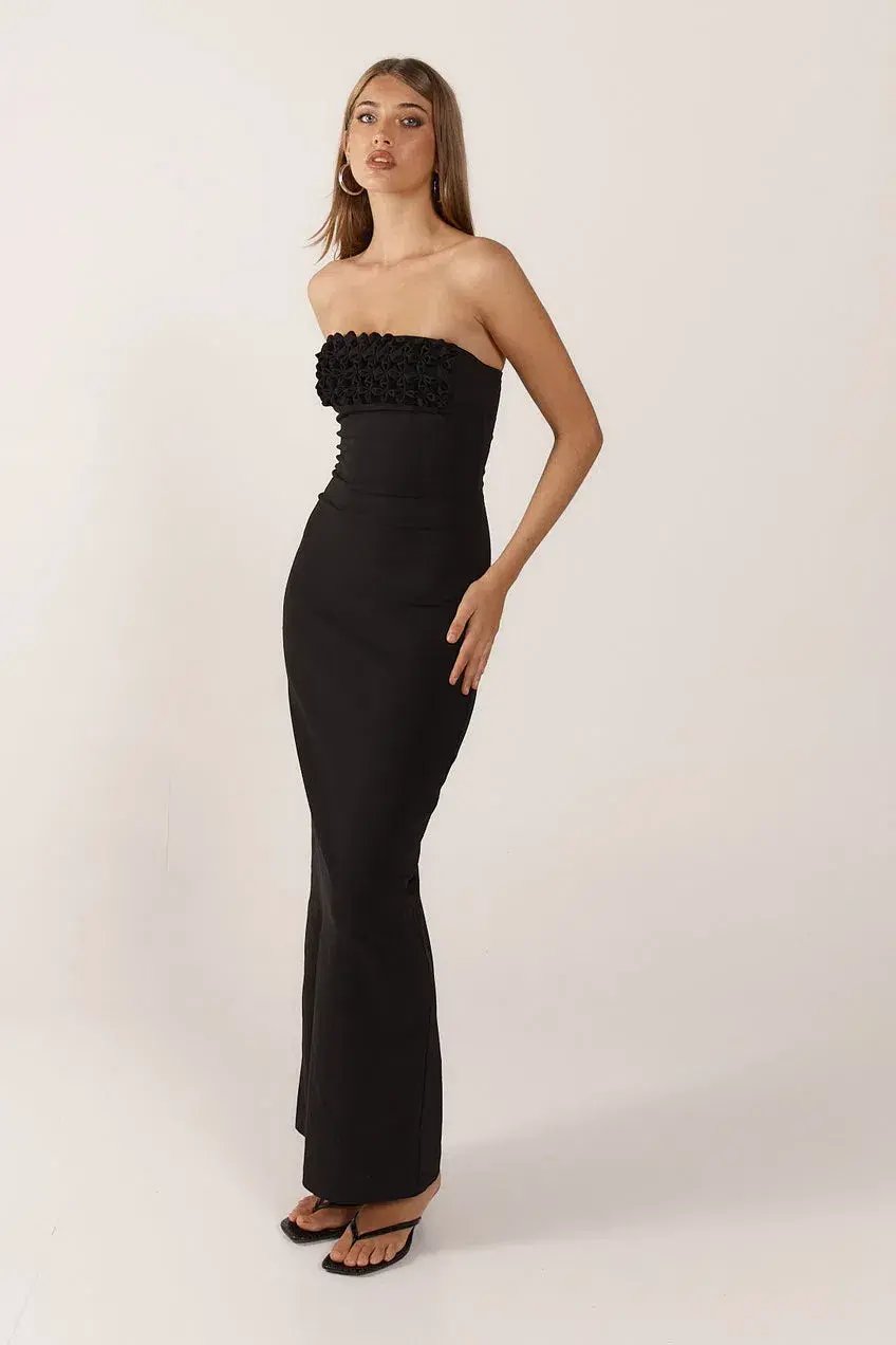Ance Gria Margo Maxi Dress Black Size 8 photo 2