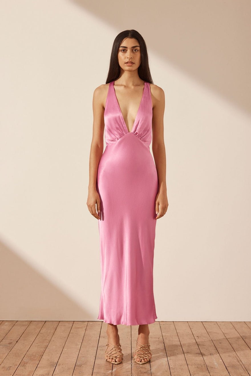 Shona Joy Arienzo Cross Back Midi Dress photo 2
