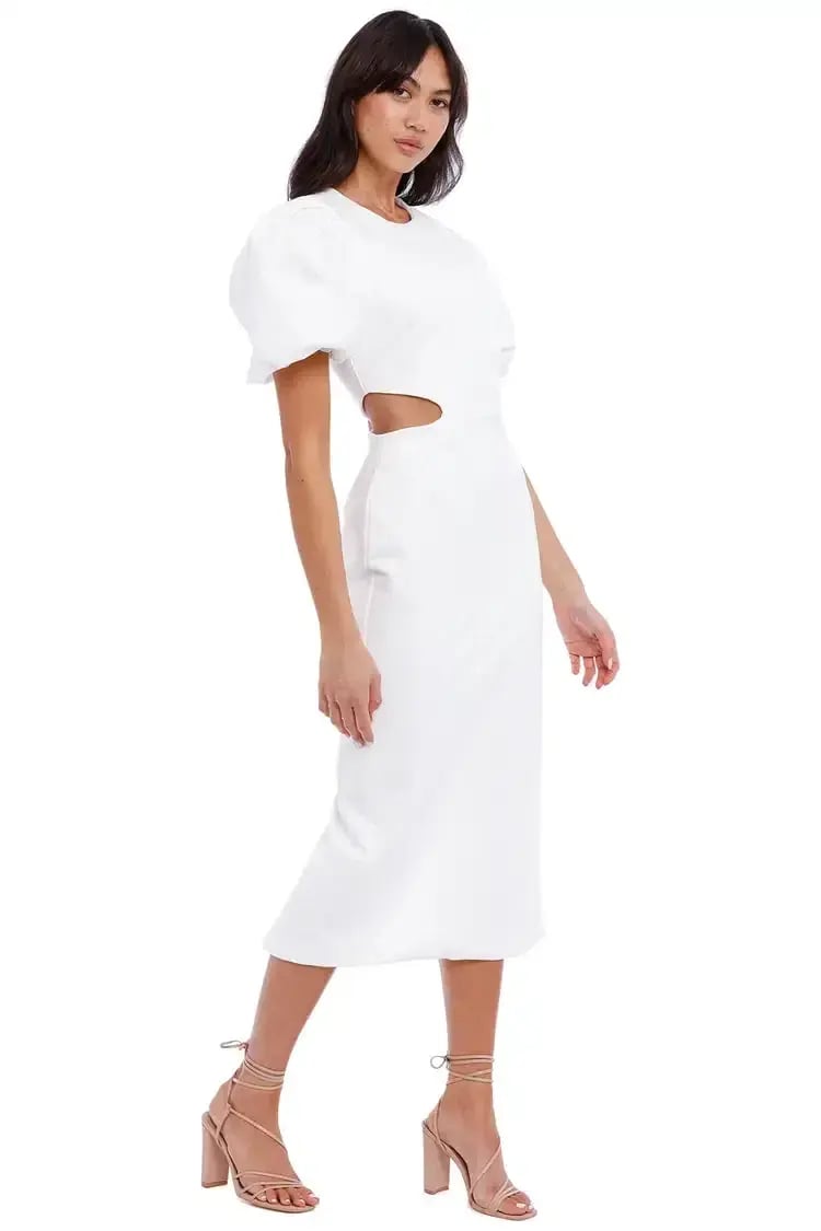 Elliatt Suffage Dress White Size 10 photo 3