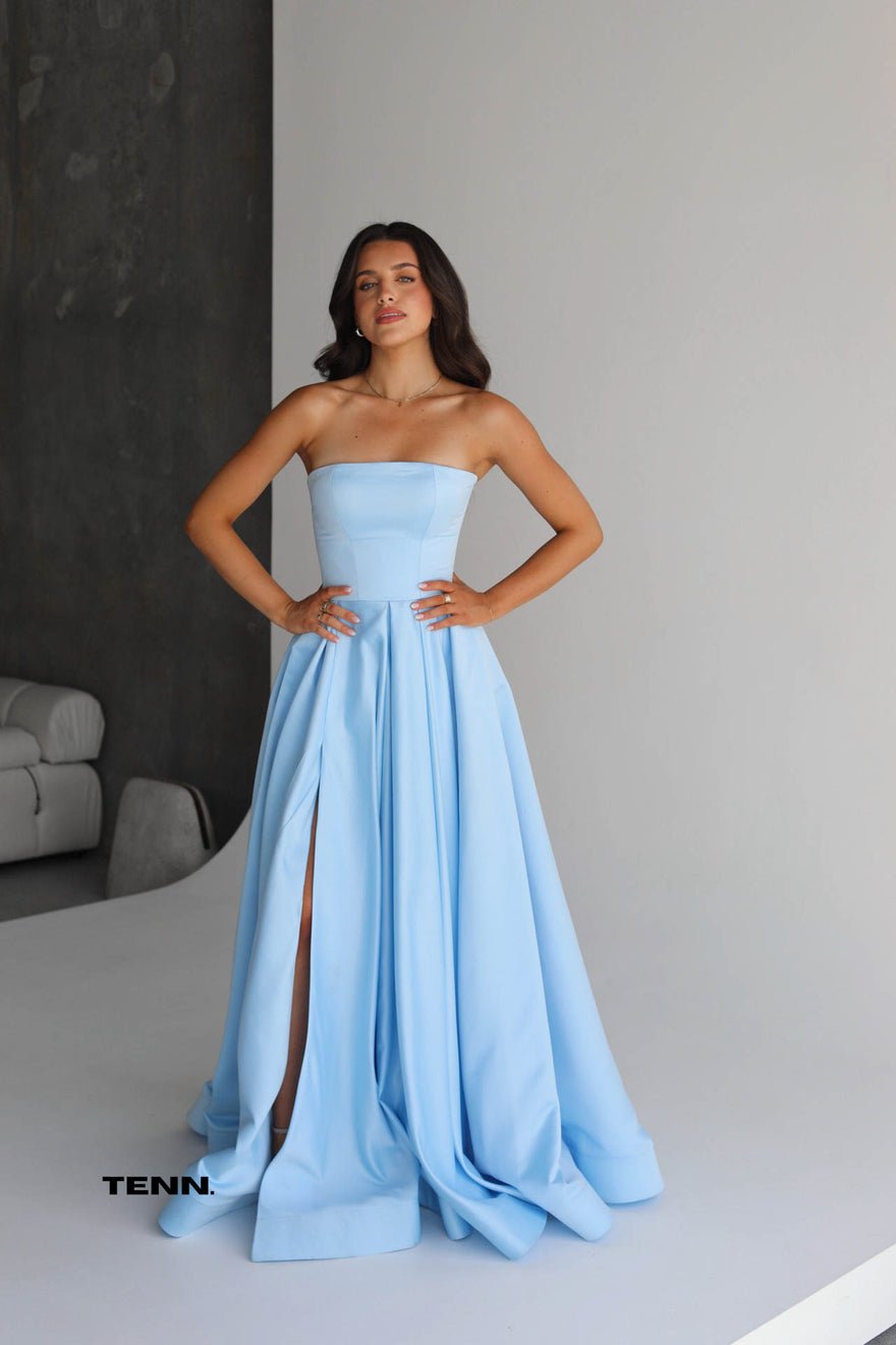 Lia Stublla Rosa Gown - Light Blue photo 4