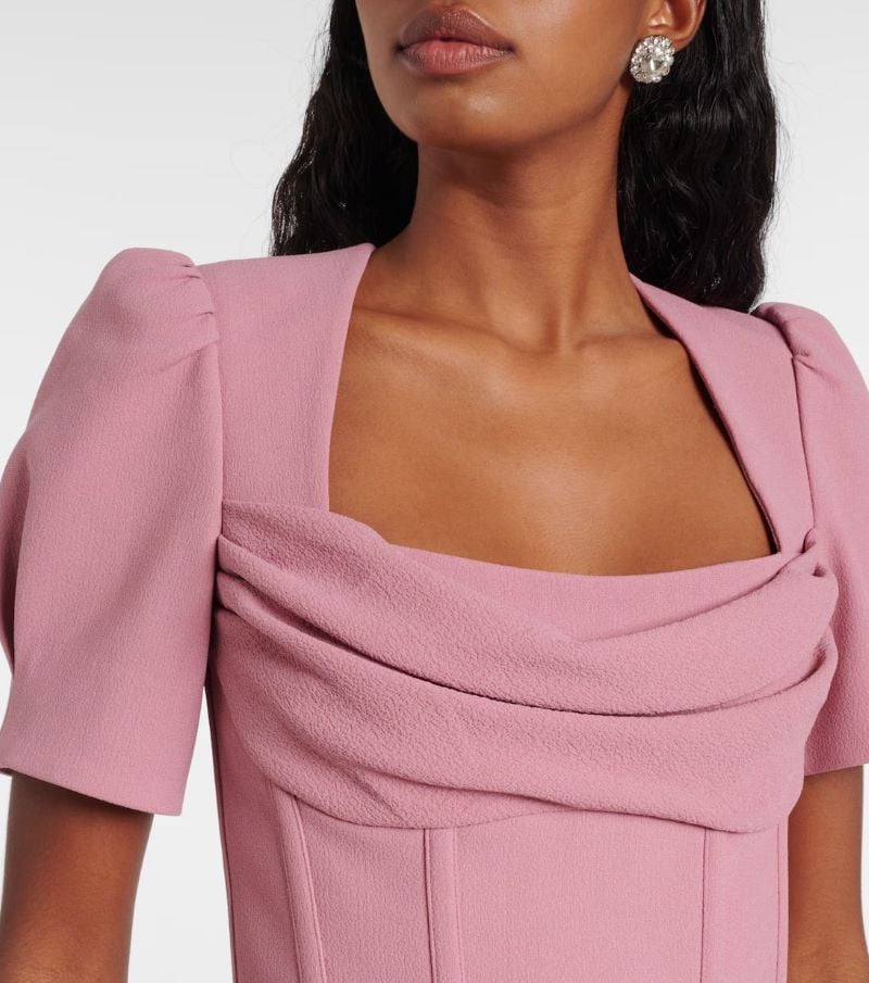 Rebecca Vallance Elora Short Sleeve Midi Dress photo 3