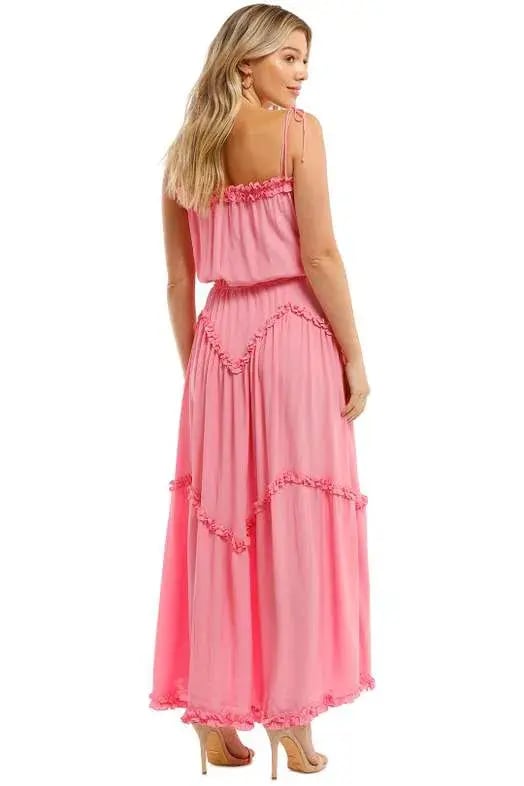 SWF Dynamic Maxi Dress Pink Size S/AU 8 photo 3