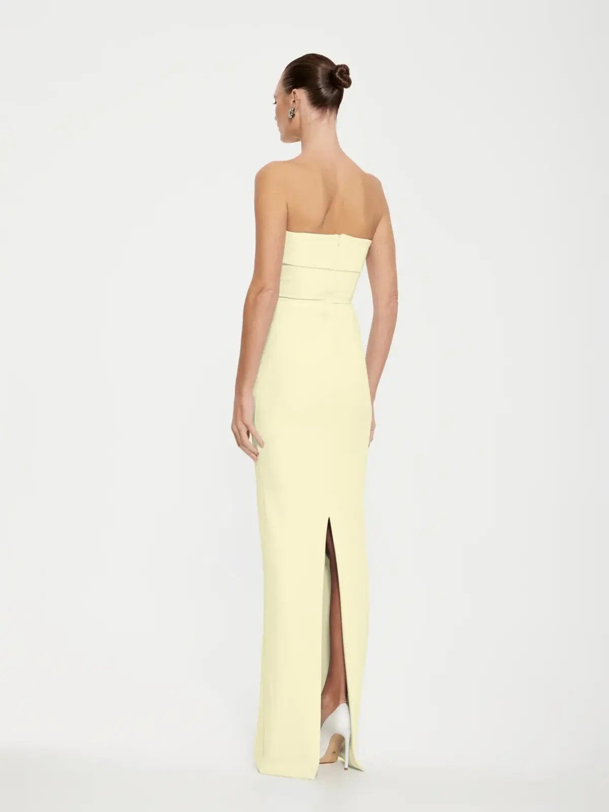 Effie Kats Monroe Gown in Lemon Size M/AU10 photo 2