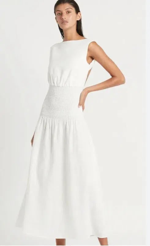 Sir The Label Lorena Maxi Dress White Size 0 / AU 6 photo 3