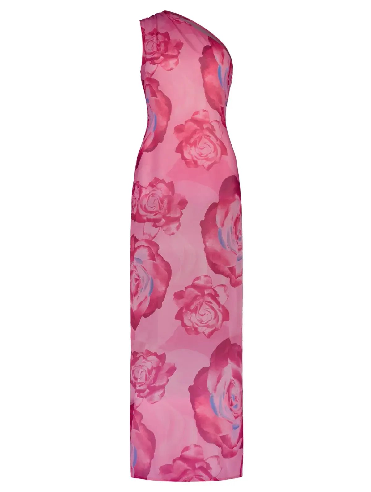 With Harper Lu One Shoulder Sheer Maxi Dress Floral Size XS/ AU 6 photo 3