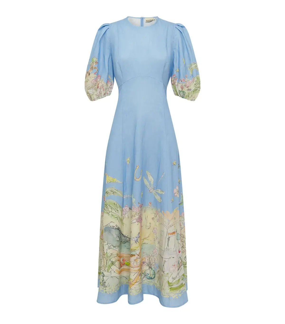 Alemais Anouk Midi Dress Sky Size AU 10 photo 5