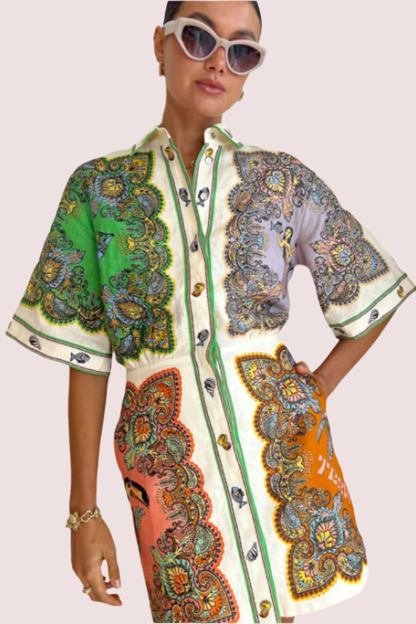 Alemais Trippy Troppo Mini Dress photo 2
