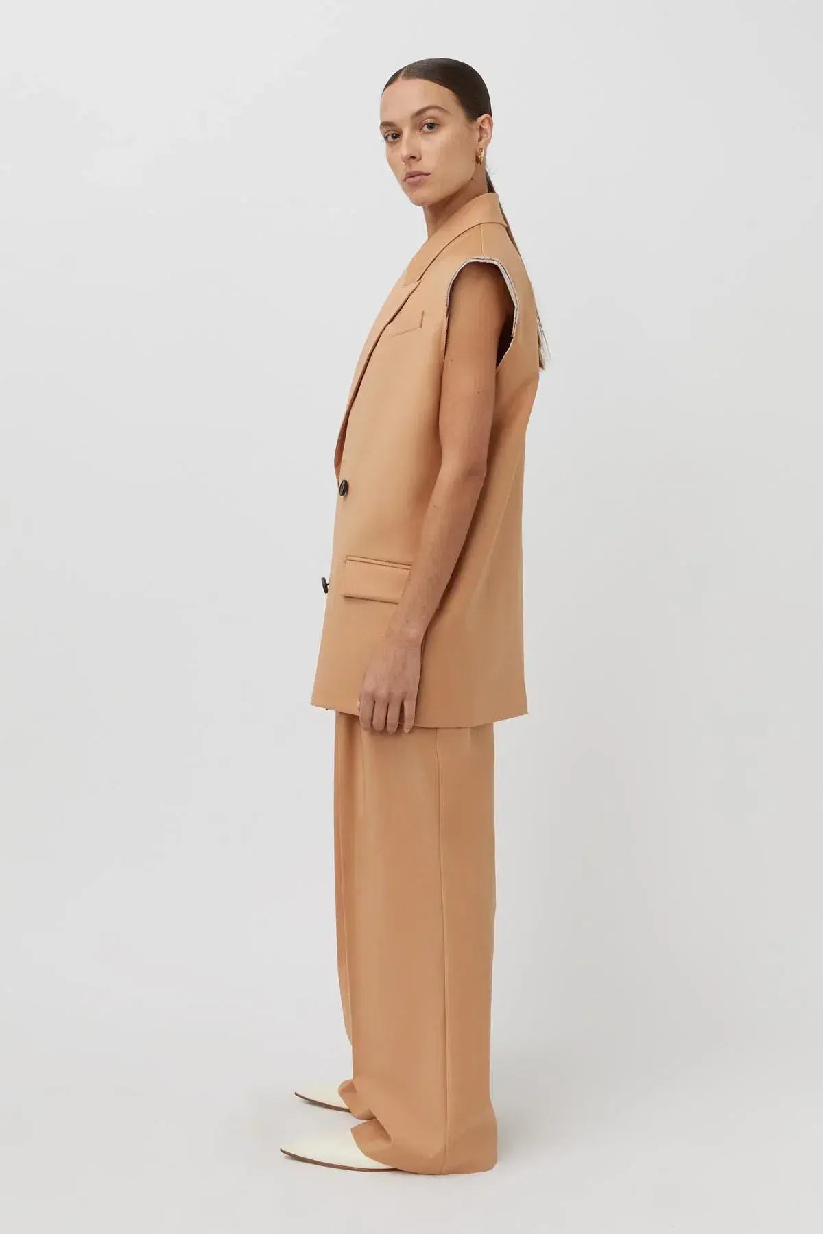 Camilla and Marc Renata Vest and Pant Set Rosewood Pink Size 8-10 photo 2